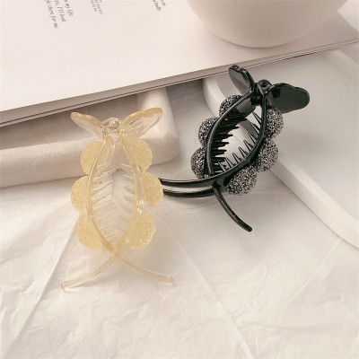 Kẹp Tóc Càng Cua Kết Ngọc Cỡ Lớn, Búi Tóc Siêu Xinh, Kẹp Tóc Dài