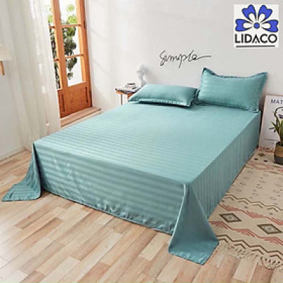 Bộ Ga Gối Cotton Kẻ 3F Lidaco Chuyên Dụng Cho Homestay, Khách Sạn (Nhiều Mẫu Lựa Chọn)