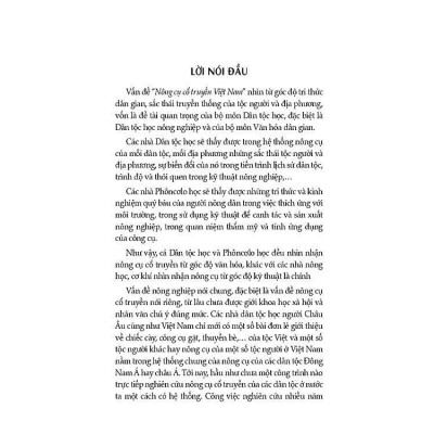 Sách - Tìm Hiểu Nông Cụ Cổ Truyền Việt Nam - Ngô Đức Thịnh - VIETNAMBOOK