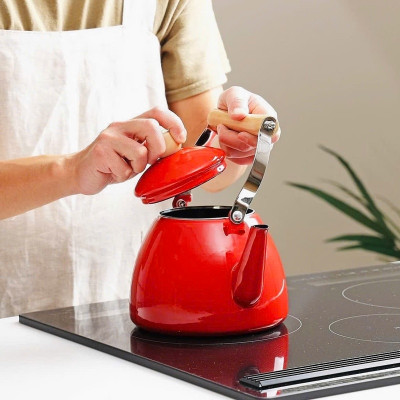 Ấm đun nước bếp từ phong cách Decor Pearl Metal Clevia 2.5L - Hàng Nội Địa Nhật Bản