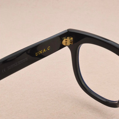 Kính Gọng Mắt Vuông Unac Mắt Vuông To Gọng Acetate Bản Dày Cao Cấp - Hàng Hồng Kong Fullbox Phụ Kiện
