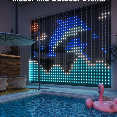 Đèn LED trang trí tường Govee Curtain Lights H70B1 | Tạo hình đa dạng công nghệ mới