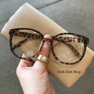 Kính Thời Trang Mắt Tròn To Ulzzang Thời Trang (Đồi Mồi)