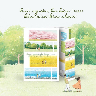 Sách - Hai Người, Ba Bữa, Bốn Mùa Bên Nhau - Tặng Kèm Bookmark