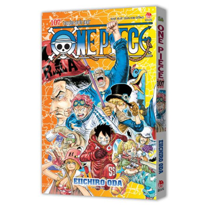 Sách - One Piece - Tập 107 - “Anh Hùng Huyền Thoại” - Bản Bìa Gập