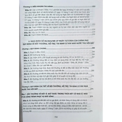 Luật đất đai năm 2024 và các văn bản hướng dẫn thi hành