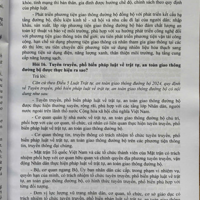 Xử phạt vi phạm hành chính về trật tự, an toàn giao thông trong lĩnh vực giao thông đường bộ