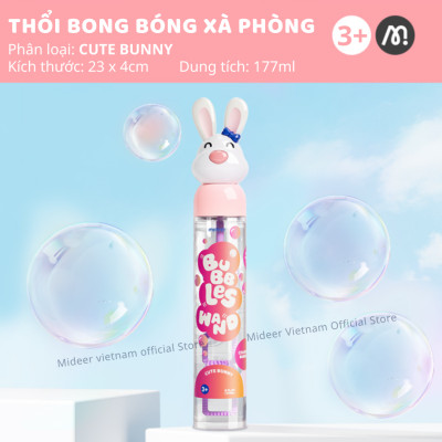 Thổi bong bóng xà phòng Mideer Bubbles Wand, đồ chơi ngoài trời cho bé 3,4,5,6 tuổi