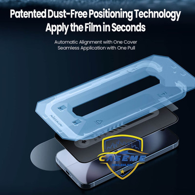 Kính cường lực full màn hình dành cho iPhone 16 Pro Max, iPhone 16 Pro, iPhone 16 Plus, iPhone 16 chống nhìn trộm Nillkin Guardian cao cấp - Hàng Chính Hãng