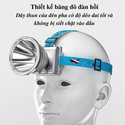 Đèn Piin Đội Đầu Ultra S J78 – 3000W Siêu Sáng, Rọi Xa 1500M, Pin Trâu Xuyên Đêm, đèn trang trí