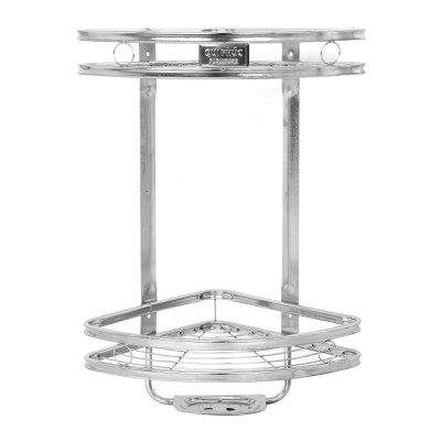 [Chính hãng Qui Phúc] Kệ góc xà phòng inox DONA 2 tầng inox 304, có khay xà phòng