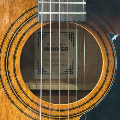 Đàn guitar acoustic có EQ Hohner CS-DCESB-Nhập Đức