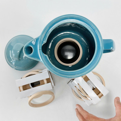 Combo 2 vòng Sứ ấm Sắc Thuốc, Cô Đặc Dùng Cho Các Loại siêu thuốc tự động (Loại Mài nhẵn), hàng nhập khẩu chính hãng