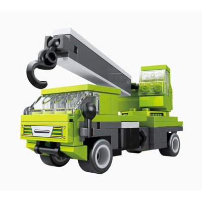 Đồ chơi - QMAN - 41110 Bộ xếp hình (6 trong 1) lắp ráp hợp thể Robot chiến đấu Giao Ngẫu nhiên KT 28x23x14.5 cm