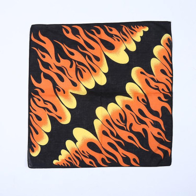 Bộ sưu tập khăn vuông bandana khăn hip hop ngọn lửa các loại (54x54cm)