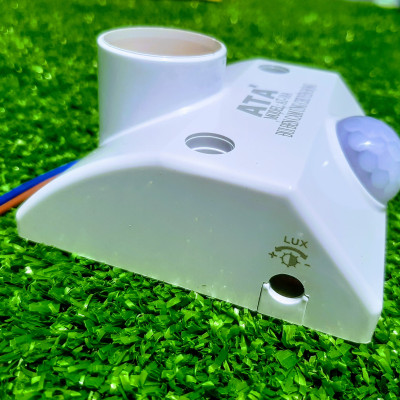 Đuôi Chuôi Đèn Cảm Ứng Hồng Ngoại Cao Cấp ATA 18A Tự Động Tắt Mở Khi Có Người, Có Thể Điều Chỉnh Thời Gian.