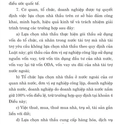 Luật đấu thầu (bản in 2024)