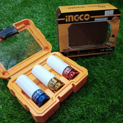 BỘ ĐẦU TUÝP MÀU 3 CHI TIẾT INGCO HNMLNS031 - HÀNG CHÍNH HÃNG