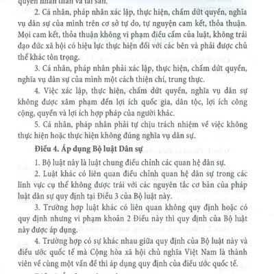 Bộ Luật Dân Sự Năm 2015 Và Các Văn Bản Hướng Dẫn Thi Hành 