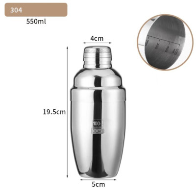 Bình lắc Coktai Inox nhà hàng quán bar pha chế đồ uống nhiều size lựa chọn