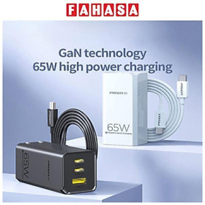 Bộ Sạc Nhanh Pisen Pro - GaNUltra 65W 2C1A - Pisen CC1200