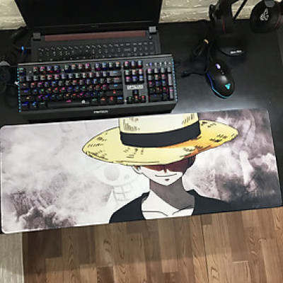Miếng Lót Chuột, Bàn Di Chuột, mouse pad anime One Piece cỡ lớn (80x30x0.3) - Hàng chính hãng / Hàng nhập khẩu