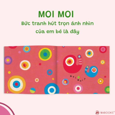 Bộ Sách Ehon - Moi Moi Và Những Người Bạn - Moi Moi Dành Cho Trẻ Từ 0 - 6 Tuổi