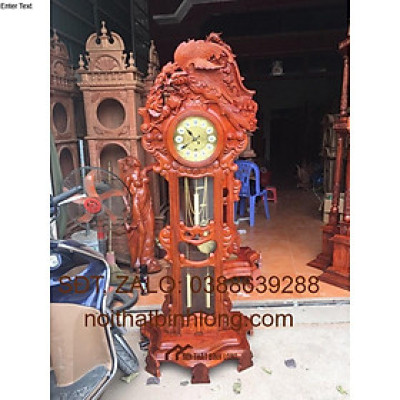 Đồng hồ cây Anh hùng gỗ hương đá