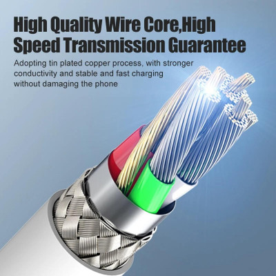 Cáp Sạc Mr White Lightning USB-A 1 m - Pisen AL05-1000