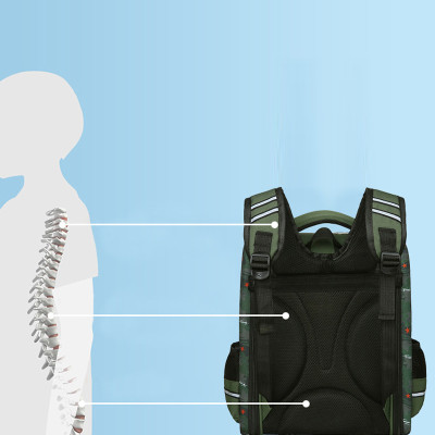 Ba lô học sinh tiểu học, ba lô học sinh vỏ cứng PC phong cách mới  - BEE GEE HS1302