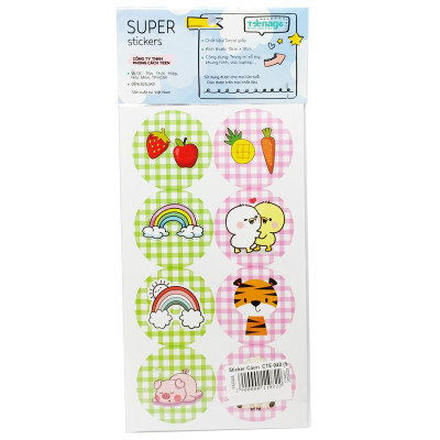 Sticker Trang Trí - Teenage CTE-040 (5 Tờ)