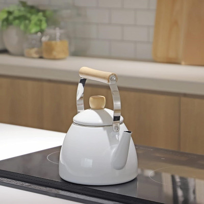 Ấm đun nước bếp từ phong cách Decor Pearl Metal Clevia 2.5L - Hàng Nội Địa Nhật Bản