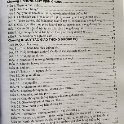 Luật Trật Tự, An Toàn Giao Thông Đường Bộ Và Văn Bản Hướng Dẫn