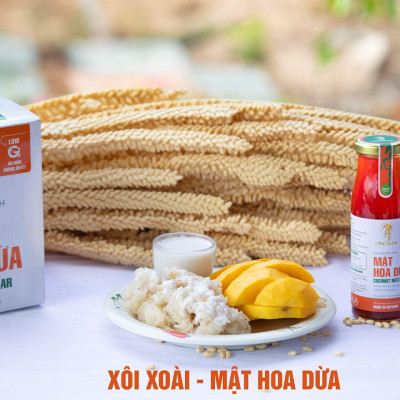 Mật hoa dừa Sokfarm - Vị ngon ngọt, An toàn cho trẻ nhỏ, bổ sung nhiều năng lượng