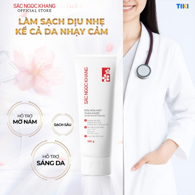 Combo 5 món Nước tẩy trang 145ml + Sữa rửa mặt 100g + Nước hoa hồng 145ml + Kem chống nắng 50g + Kem dưỡng da ban đêm 30g [Sắc Ngọc Khang official]