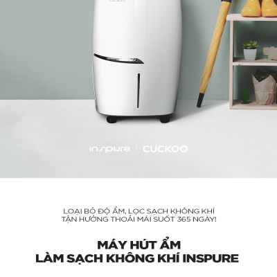 Máy Lọc Không Khí Hút Ẩm Cuckoo DH-Z16AF45FG-Hàng Chính Hãng