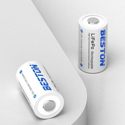 Pin sạc CR2 BESTON 300mAh dùng cho máy ảnh, camera, thiết bị đo, đèn pin, ống nhòm - Hàng chính hãng