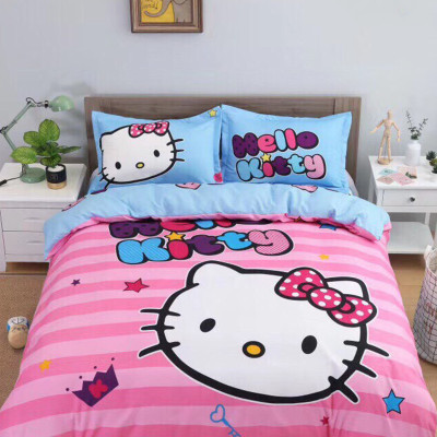 Bộ drap và vỏ chăn cotton Classic Kid VCK2017 ( 4 món )