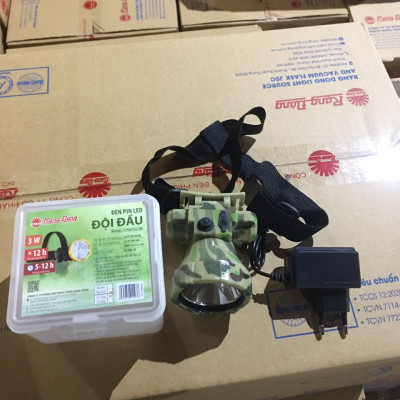 Đèn Pin LED Đội đầu Chính Hãng Rạng Đông Model: LED PDD02L 3W