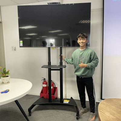 Giá Treo TiVi Di Động North Bayou AVA1800 Màu Đen Lắp Cho Màn Hình Từ 55 inch - 80 inch Nhập Khẩu