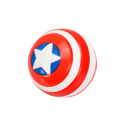 Đồ Chơi Bóng Nảy Siêu Đàn Hồi Marvel - Captain America SUPER BOUNCERZ EOLO CAP/SPG902