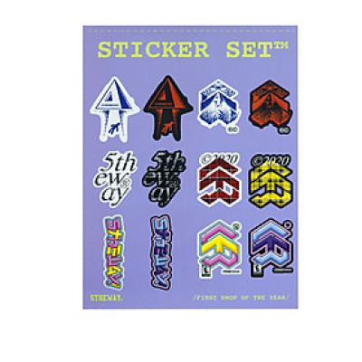 Bộ Nhãn Dán Sticker 5THEWAY aka /first drop of the year/ STICKER SET