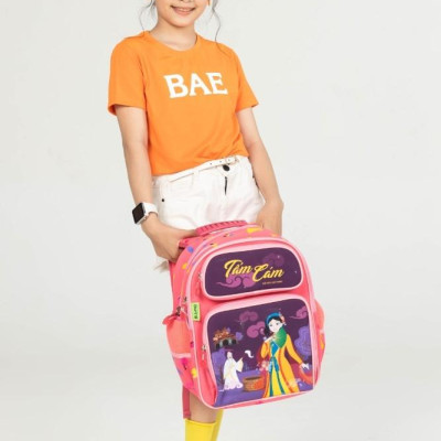 Ba Lô C1 Fairy Tale - Tấm Cám B-12-095 - Màu Hồng