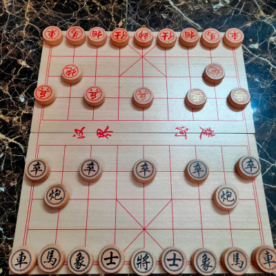 [GỖ TỰ NHIÊN CAO CẤP] Bộ cờ tướng gỗ sồi cao cấp kích thước 40 x 35cm, Bộ cờ tướng cao cấp khắc nét tinh xảo có bàn là hộp đựng gấp gọn - Hàng chính hãng D Danido