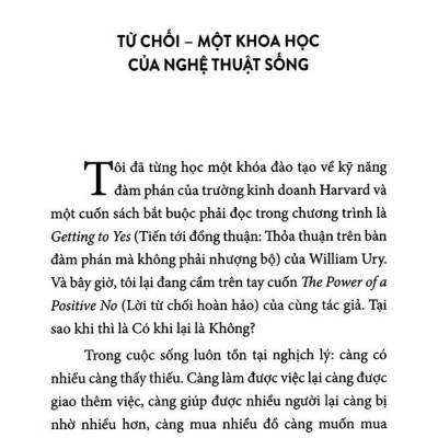 Lời Từ Chối Hoàn Hảo