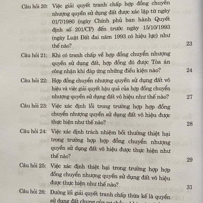 100 câu hỏi giải quyết tranh chấp về đất đai tại Toà án