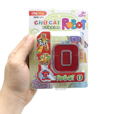 Đồ Chơi Lắp Ráp Biến Hình Robot Chữ Cái O - Cresta DK81241