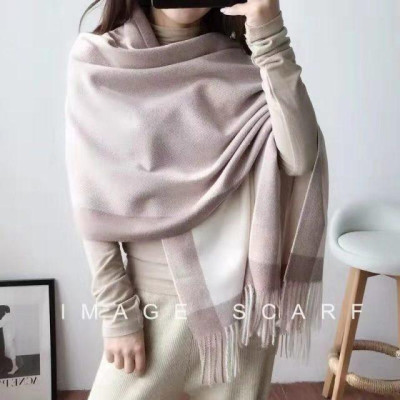 Khăn quàng cổ len cho nữ tông màu pastel thời trang, dày và ấm