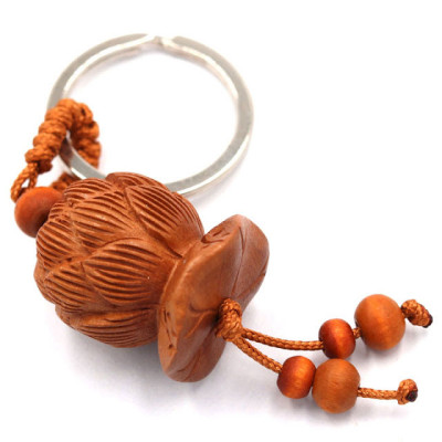 Combo 3 móc chìa khóa phong thủy hoa sen