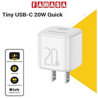 Sạc Nhanh Pisen Quick - Mr White Tiny USB-C 20W